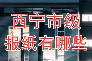 西宁市级报纸有哪些？